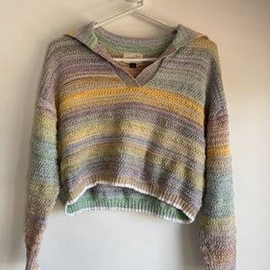 Pastel cropped sweater
